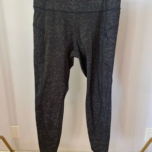 Athleta fleece lined leggins
